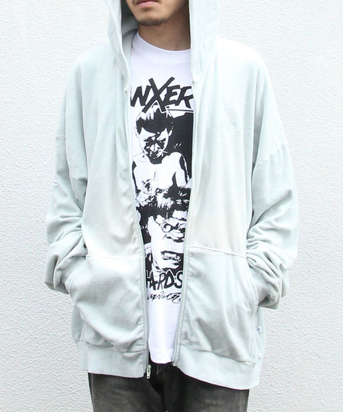 bonjour records / 【Richardson】VELOUR ZIP HOODIE (トップス