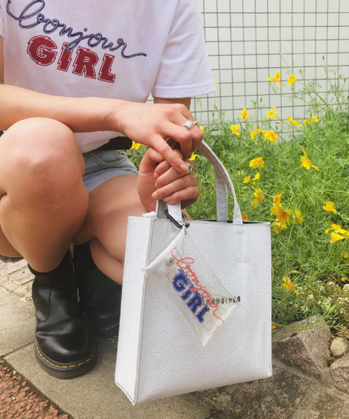 bonjour records / 【Bonjour Girl】2WAY BOX SHOULDER BAG (バッグ