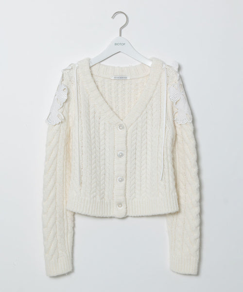 BIOTOP(ビオトープ) / WOMENS【CECILIE BAHNSEN】CABLE KNIT JUMPER ...