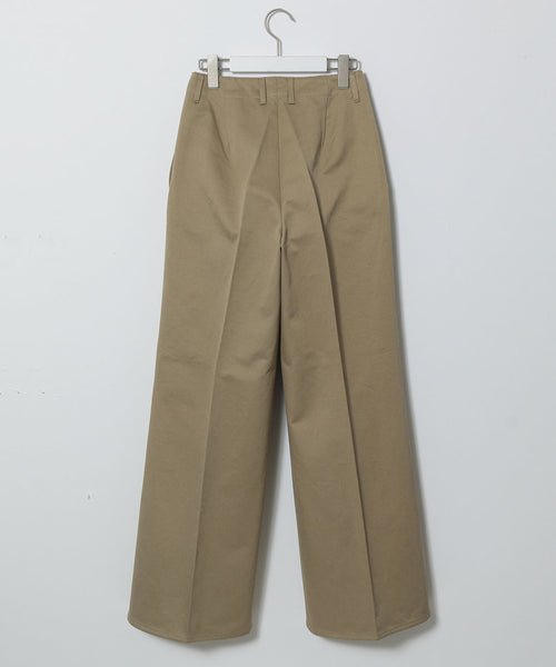 ADAM ET ROPÉ FEMME / WOMENS【AURALEE】WASHED FINX CHINO WIDE TUCK