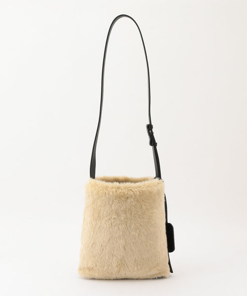 BIOTOP(ビオトープ) / WOMENS【HYKE】FAUX FUR MILITARY BAG SMALL ...