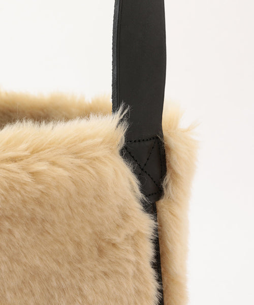 BIOTOP(ビオトープ) / WOMENS【HYKE】FAUX FUR MILITARY BAG SMALL ...