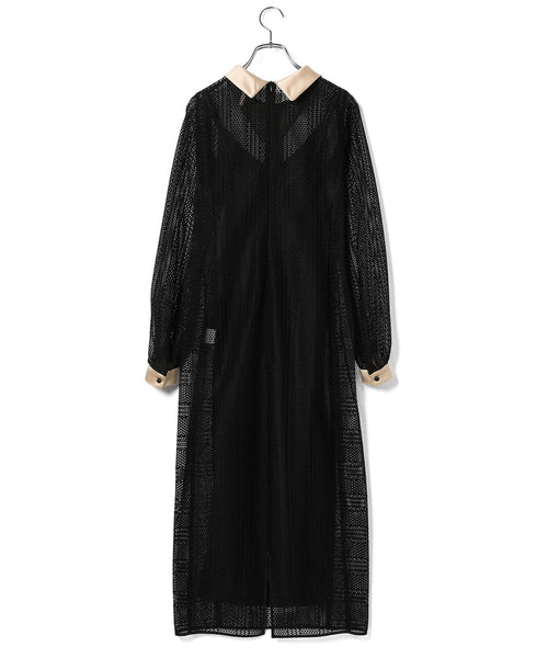 ADAM ET ROPÉ FEMME / 【VIOLETTE ROOM】MESH ONEPIECE (ワンピース