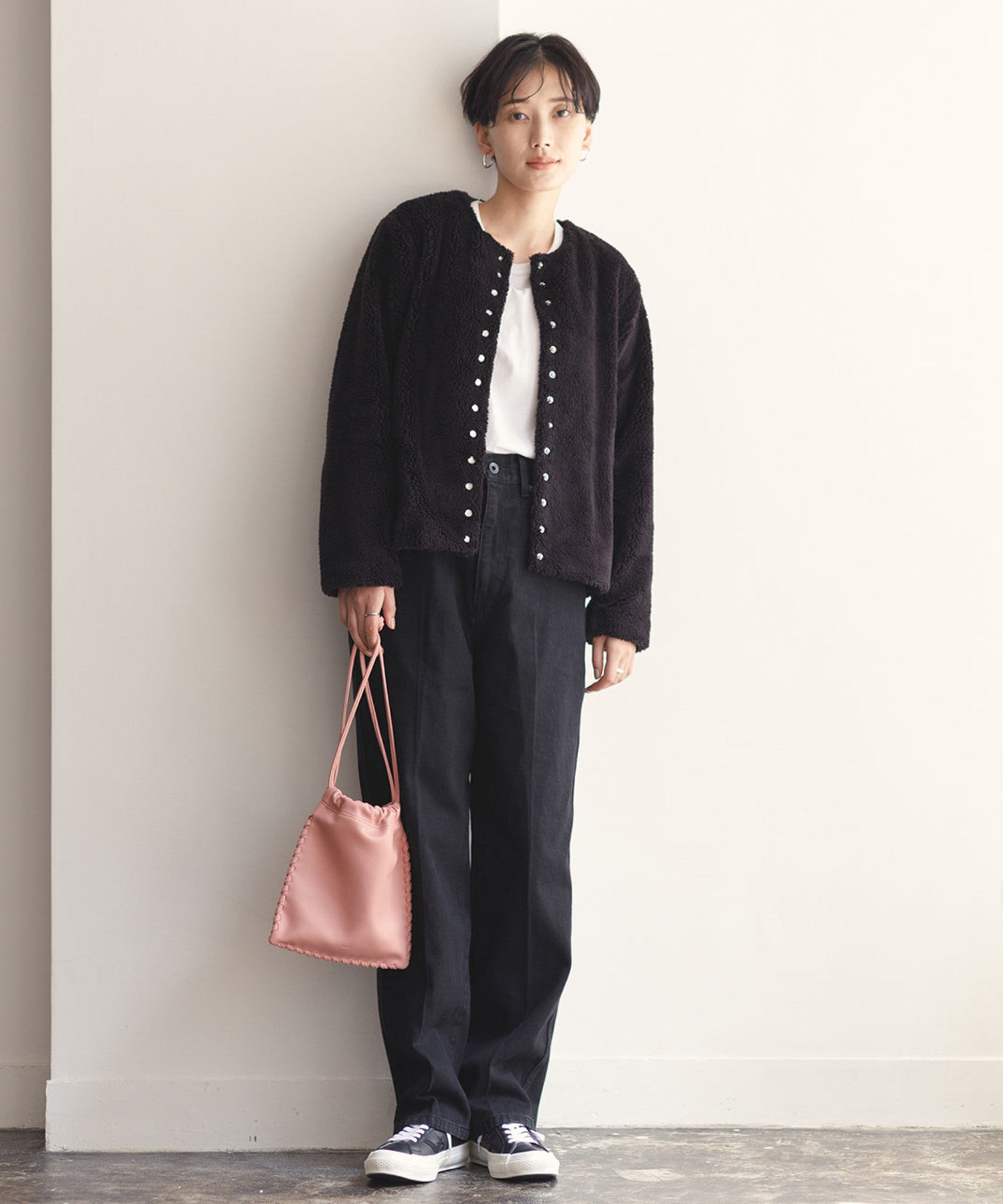 agnes b. pour ADAM ET ROPE'】ボア CARDIGAN PRESSIONS ｜ ADAM ET ROPE' | アダムエロペ  公式サイト