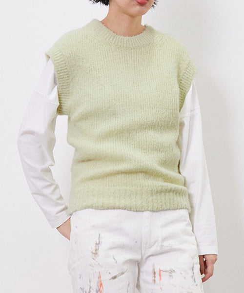 ADAM ET ROPÉ FEMME / 【AURALEE】ALPACA WOOL SUPER LIGHT KNIT VEST