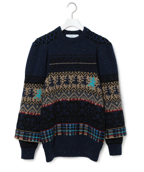 ADAM ET ROPÉ FEMME / 【TOGA PULLA】Jaquard Knit Pullover (トップス