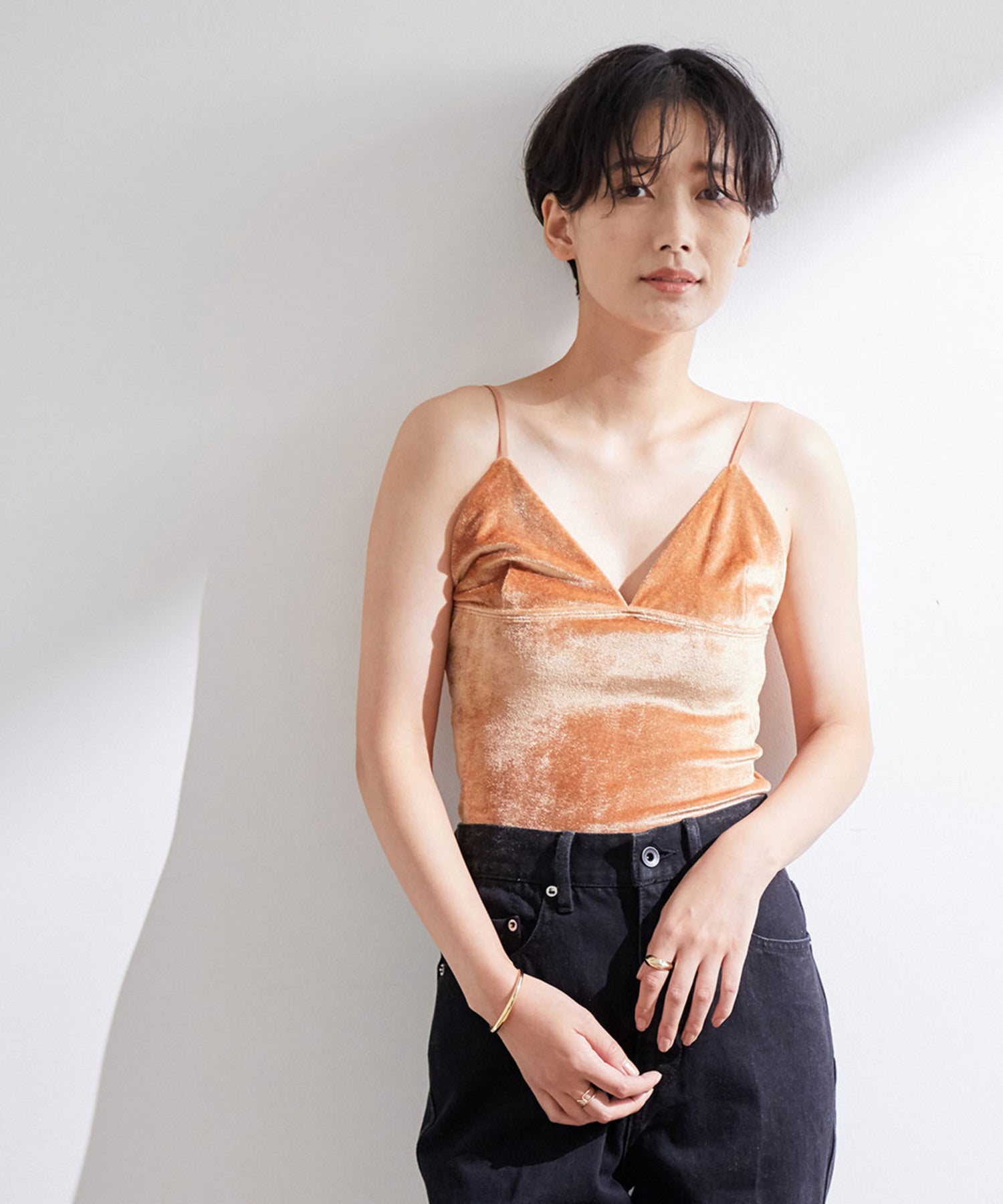 Baserange】別注Velour Camisole ｜ ADAM ET ROPE' | アダムエロペ