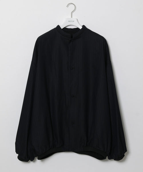 ADAM ET ROPÉ HOMME / MENS【seya.】Puffy Nehru blouson Worsted wool ...