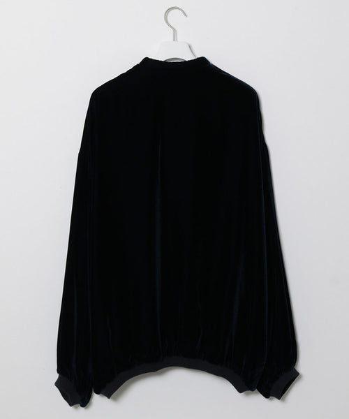 ADAM ET ROPÉ HOMME / MENS【seya.】Puffy Nehru blouson Fluid Velvet