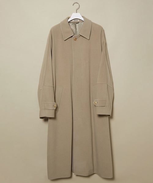 税込) チェスターコート AURALEE 5 COAT BIG MOSSER WOOL CASHMERE ...