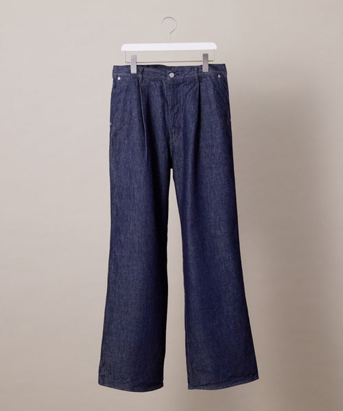 ADAM ET ROPÉ HOMME / 【AURALEE】HARD TWIST DENIM WIDE SLACKS