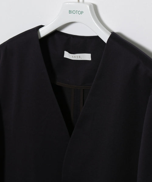 ADAM ET ROPÉ HOMME / MENS【seya.】seya. Collarless jacket Polished