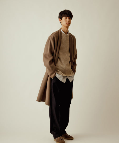 ADAM ET ROPÉ HOMME / 【BISHU FABRIC】S120 ノーカラーコート