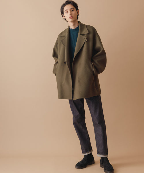 ADAM ET ROPÉ HOMME / 【BISHU FABRIC】S120 セミダブルショートコート