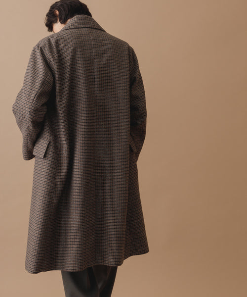 ADAM ET ROPÉ HOMME / 【HYBRID TWEED】オーバーサイズ ステンカラー