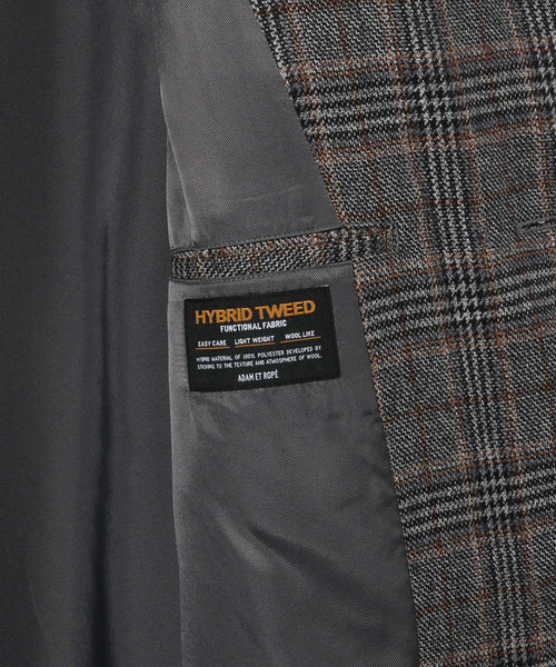 ADAM ET ROPÉ HOMME / 【HYBRID TWEED】オーバーサイズ ステンカラー