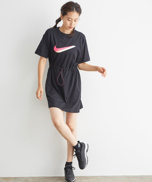 【新品タグ付き】NIKE メッシュスリーブワンピース