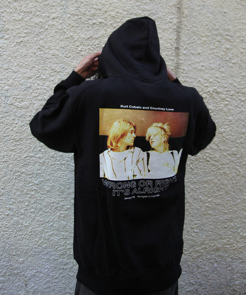 bonjour records / 【bonjour records】カート＆コートニーHOODIE