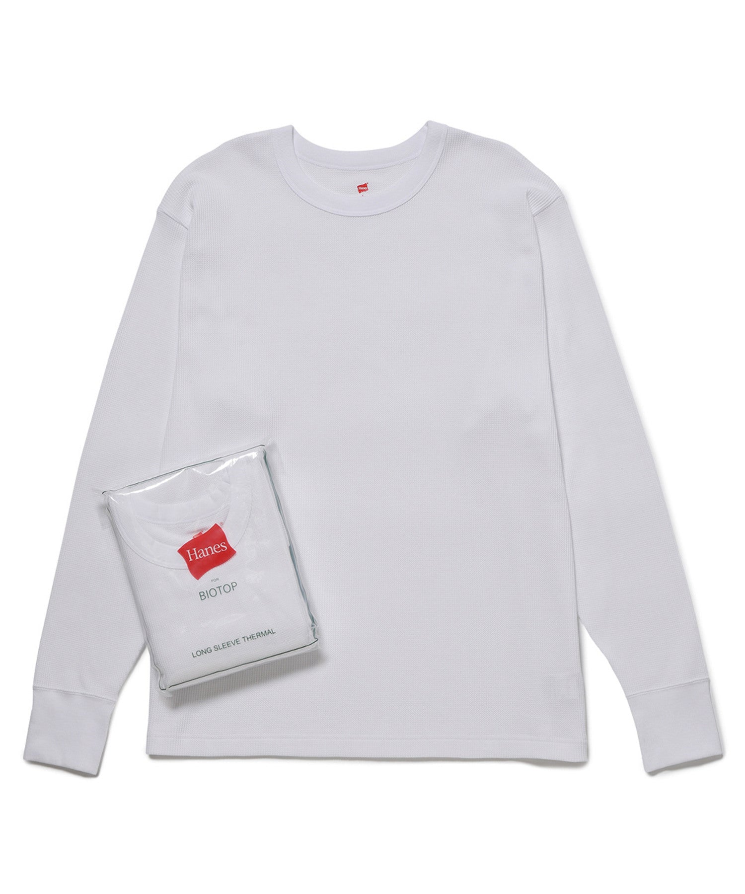 ADAM ET ROPÉ HOMME / 【Hanes for BIOTOP】Long Sleeve Thermal T