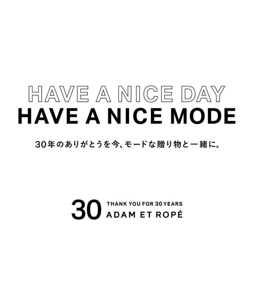 ADAM ET ROPÉ HOMME / 【30th】別注 裏縞長傘16本骨 / 雨晴兼用65cm