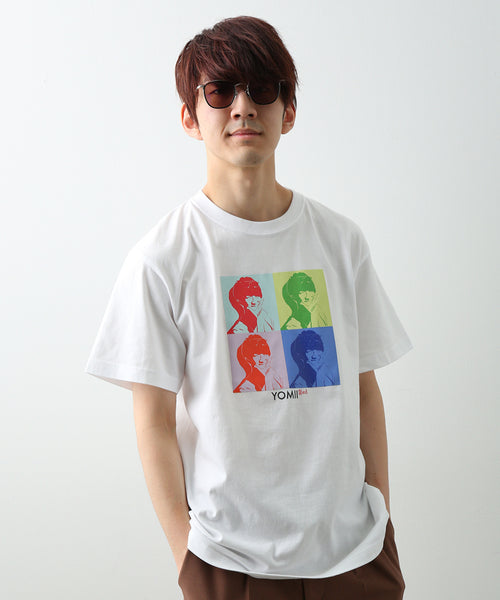 JUNRed / よみぃ×JUNRed マルチカラーアートデザインTee (トップス / T