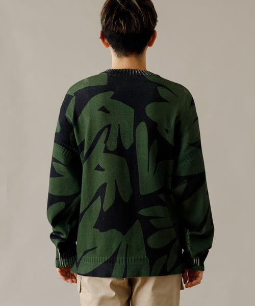 Saturdays NYC / Tahiti Palms Mixed Stitch Sweater (トップス