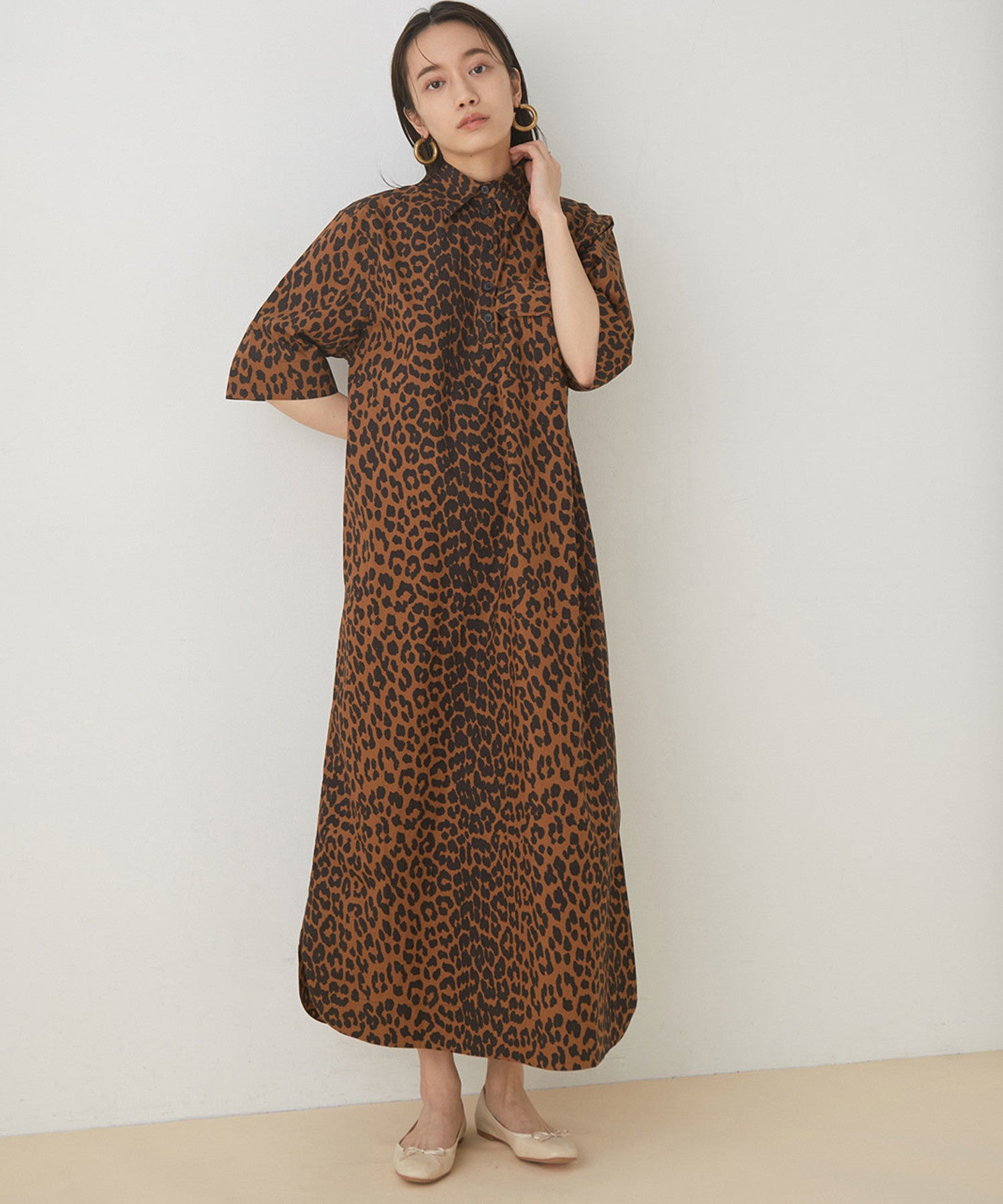 Adam Et Rope Femme Ganni Printed Cottton Poplin Onepiece ワンピース シャツ ワンピース 通販 J Adore Jun Online