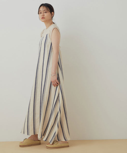 ADAM ET ROPÉ FEMME / 【missing you already】STRIPE STRAP DRESS