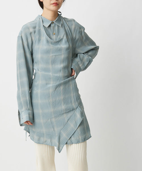 ADAM ET ROPÉ FEMME / 【AKANE UTSUNOMIYA】CHECK SHIRT (トップス