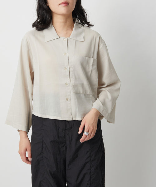 ADAM ET ROPÉ FEMME / 【CAN PEP REY】CROPPED SHIRT (トップス