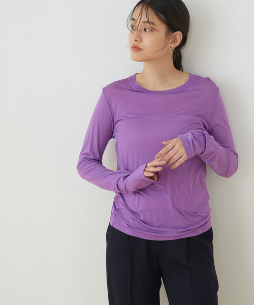 ADAM ET ROPÉ FEMME / 【BASERANGE】LONG SLEEVE TEE (トップス / T