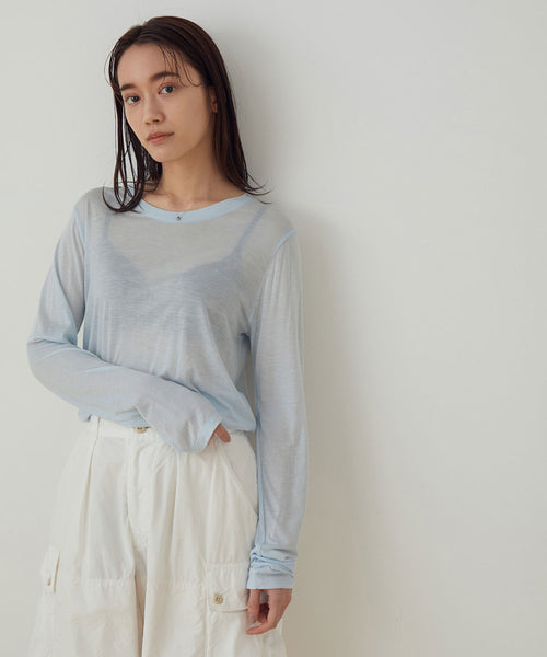 ADAM ET ROPÉ FEMME / 【BASERANGE】LONG SLEEVE TEE (トップス / T ...