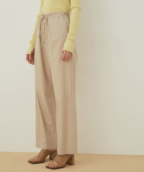 ADAM ET ROPÉ FEMME / 【AURALEE】WASHED FINX TWILL EASY WIDE PANTS