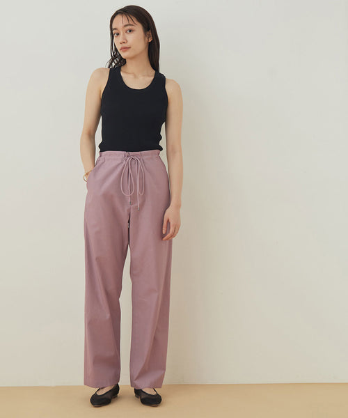 AURALEE WASHE FINX TWILL EASY WIDE PANTS