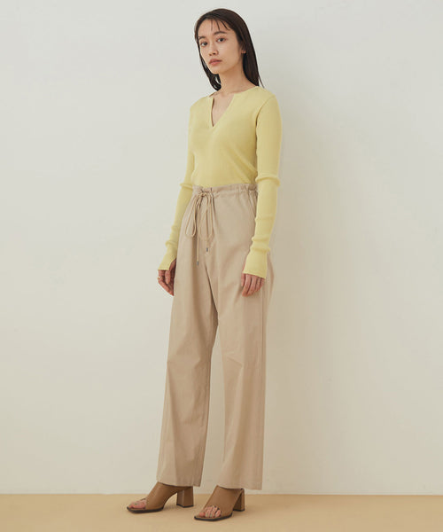 ADAM ET ROPÉ FEMME / 【AURALEE】WASHED FINX TWILL EASY WIDE PANTS