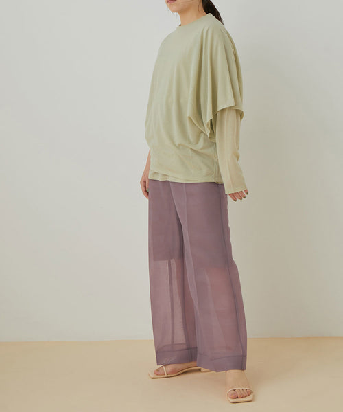 SEER DOUBLE KNIT WIDE SLACKS(BLACK) - cemac.org.ar