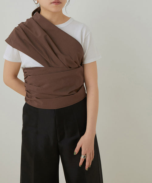 ADAM ET ROPÉ FEMME / 【PHEENY】Nylon cotton grosgrain sash belt