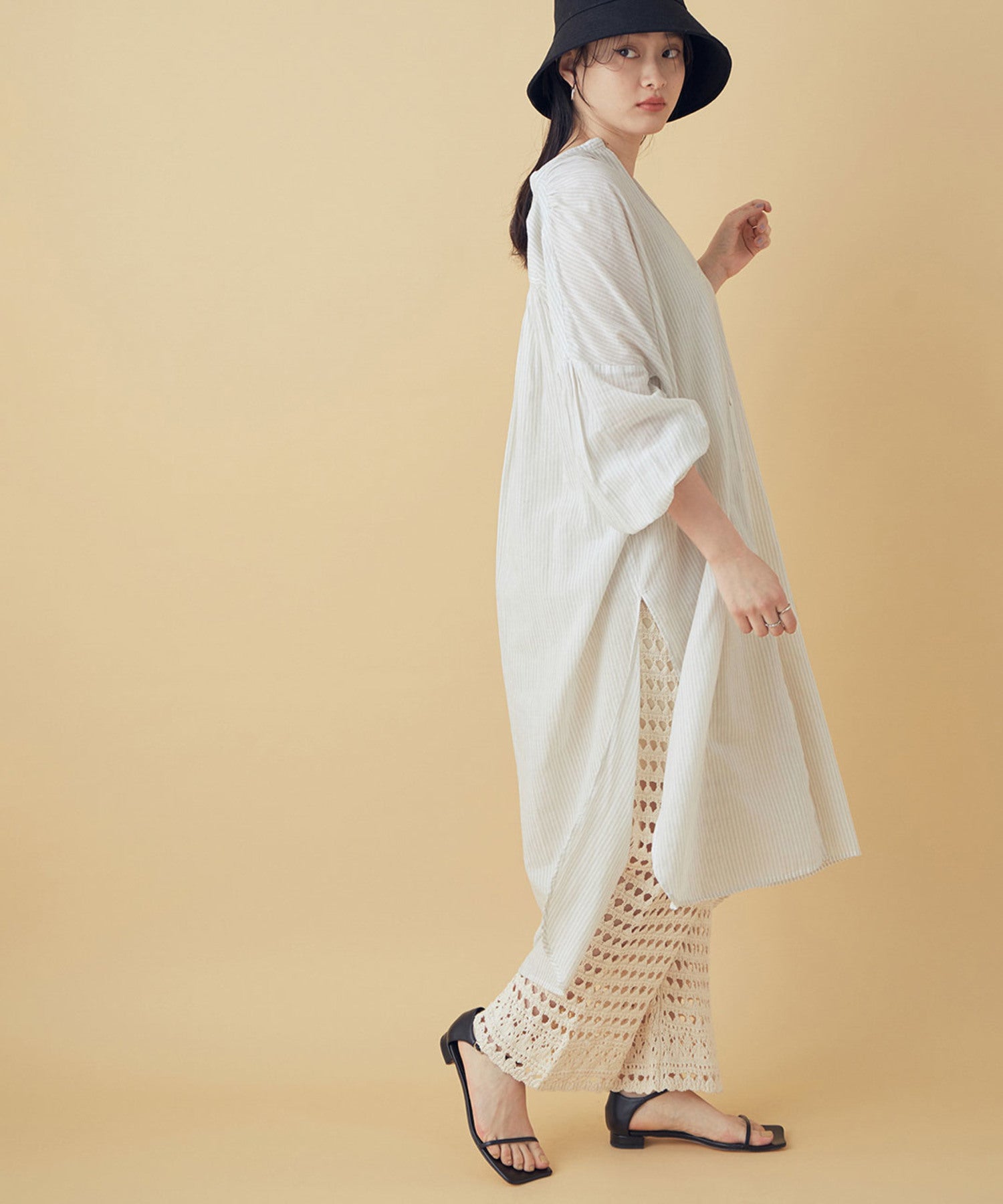 Adam Et Rope Femme Khadi カディ インドコットンシャツワンピース ワンピース シャツワンピース 通販 J Adore Jun Online