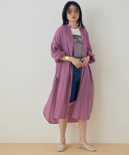 ADAM ET ROPÉ FEMME / 【KHADI(カディ)】インドコットンシャツ