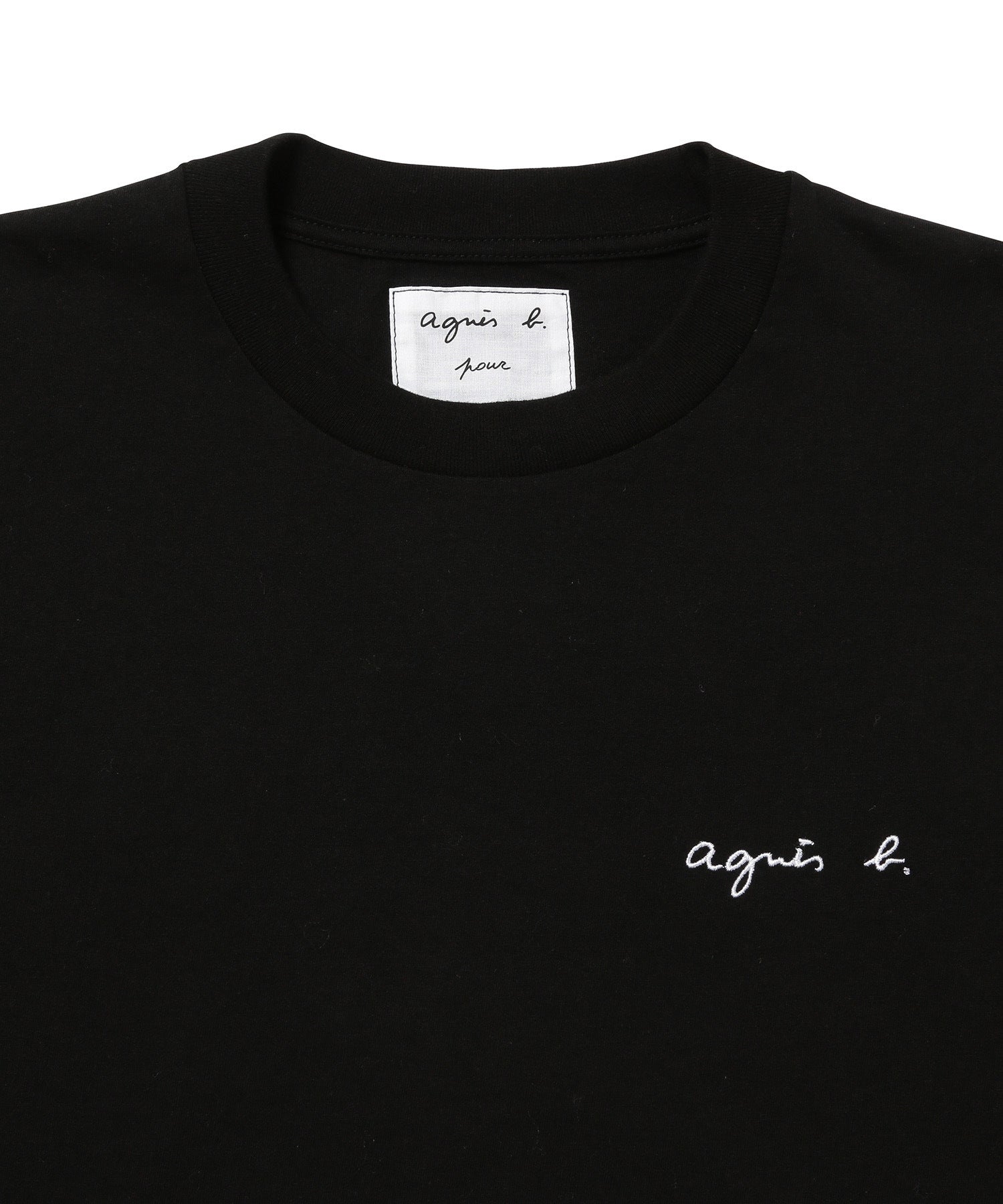 agnes b. pour ADAM ET ROPE' ロゴロンT ホワイト - Tシャツ