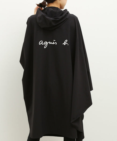 【agnes b.×arena】【UNISEX】撥水＆UV パラシェルポンチョ