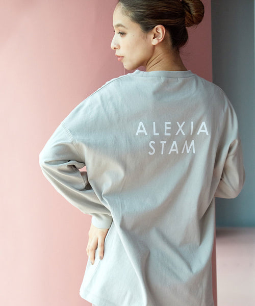 新品　ALEXIA STAM♡アリシアスタン バックロゴ  Tシャツ ロンT