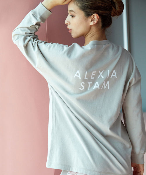 NERGY / 【ALEXIA STAM】バックロゴ長袖Tシャツ (トップス / Tシャツ ...