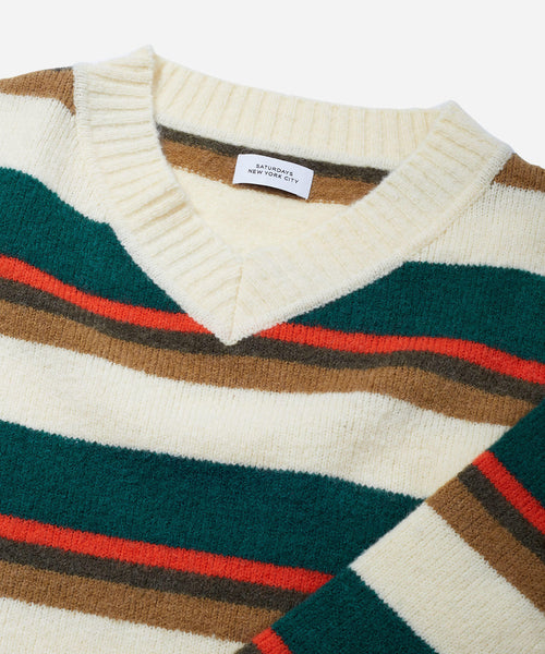 Saturdays NYC / Charles Mohair Stripe Sweater (トップス / ニット