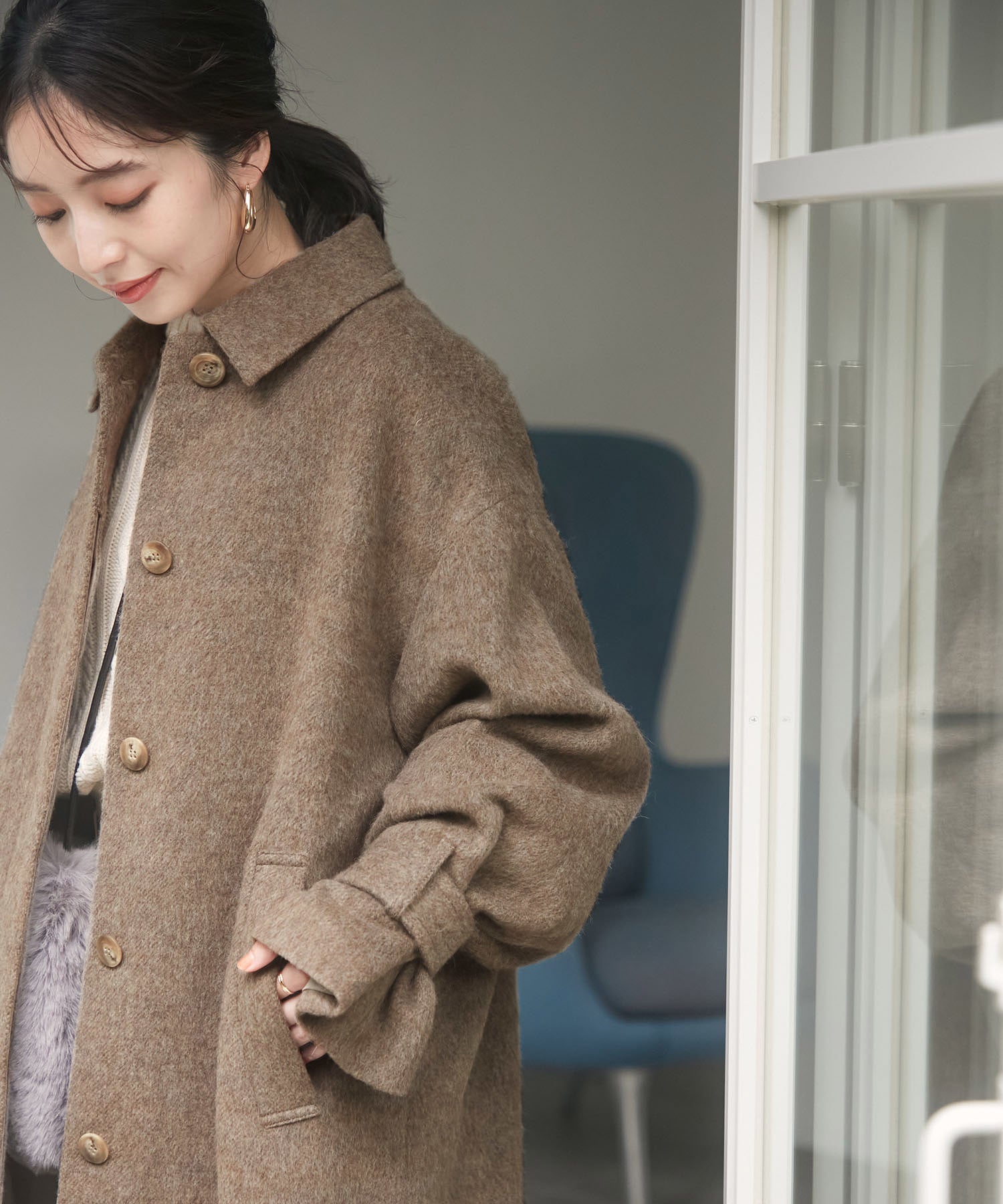 公式ストア 国内正規 19AW Acne Studios アクネ ステンカラーコート