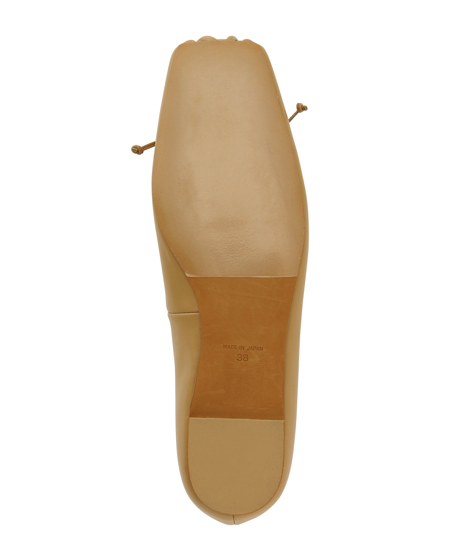 公式サイト限定】【HEWN】Sq classic ballet flats Camel ｜ ADAM ET