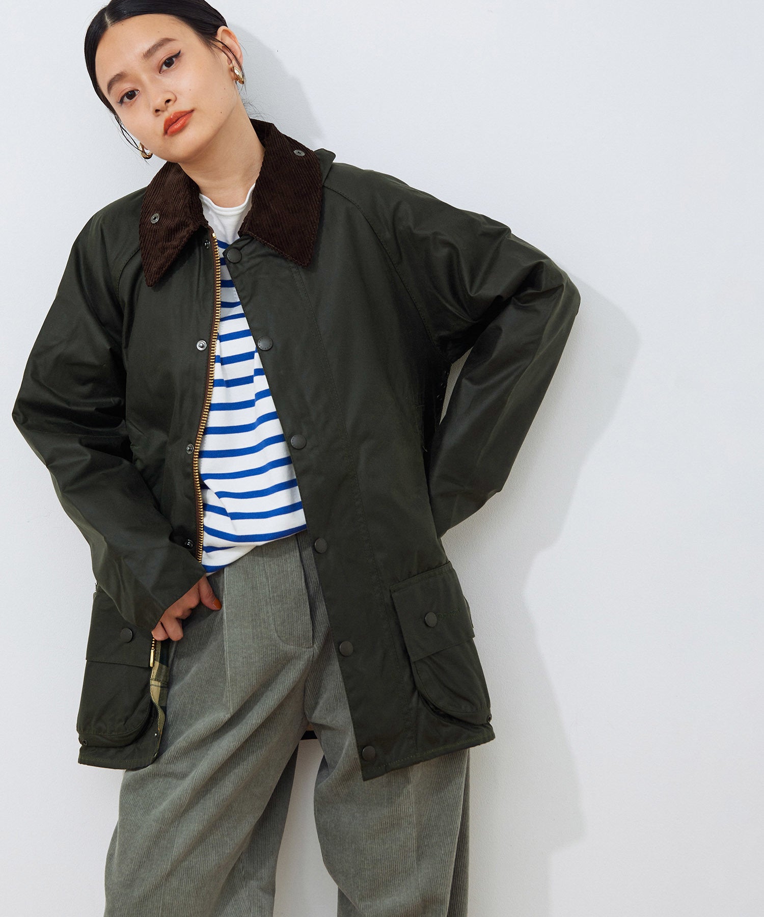 ビッグサイズ 80〜90年代 ビンテージ 旧3ワラント Barbour バブアー