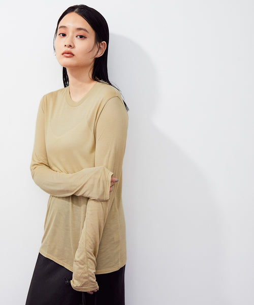 ADAM ET ROPÉ FEMME / 【Baserange】LONG SLEEVE TEE (トップス / T 