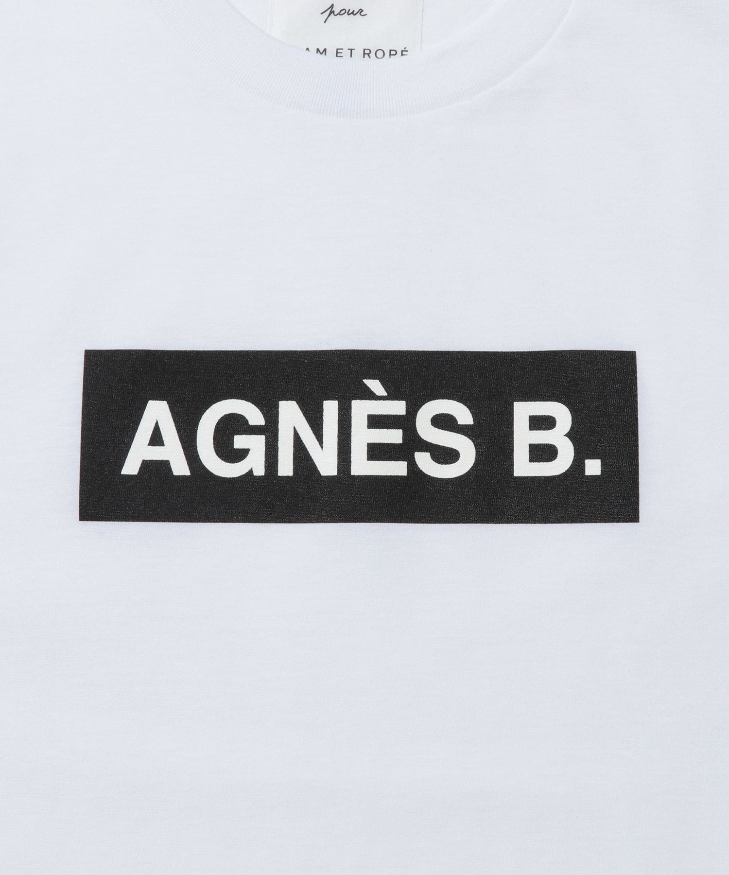 agnes b. pour ADAM ET ROPE'】BOX LOGO T-SHIRT ｜ ADAM ET ROPE ...