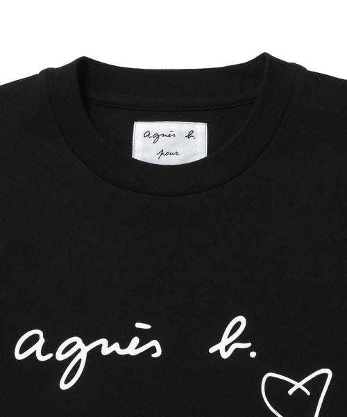 ADAM ET ROPÉ FEMME / 【agnes b. pour ADAM ET ROPE'】HEART T-SHIRT